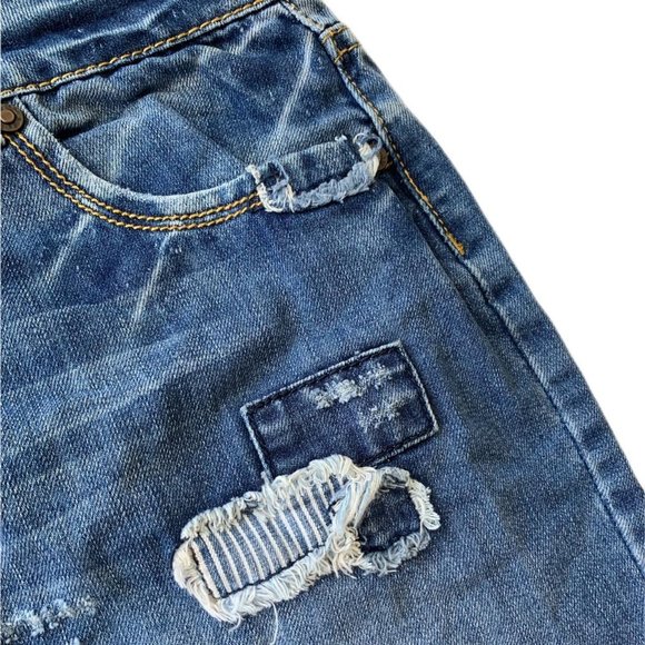 patchwork denim mini - Picture 2 of 4